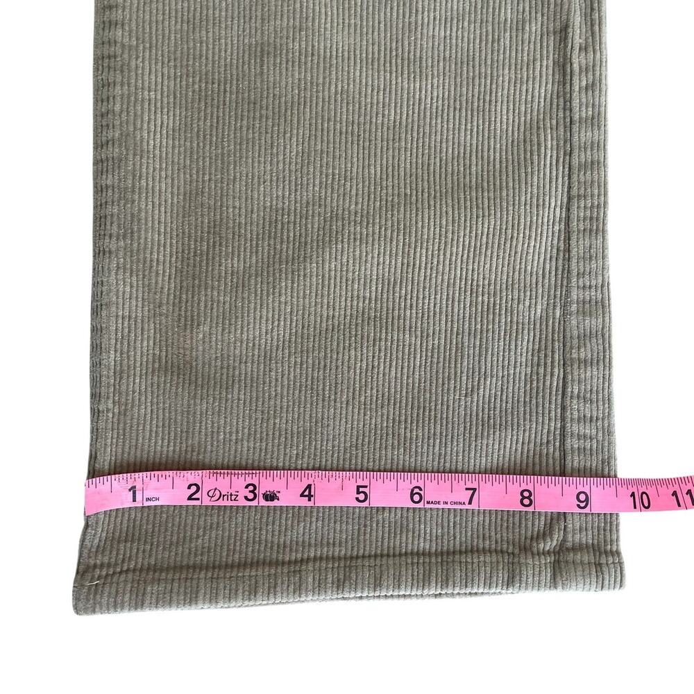 Lauren Jean Co. Corduroy Straight Leg Pants Women's Sz 14 Beige Neutral Classic - Picture 10 of 11